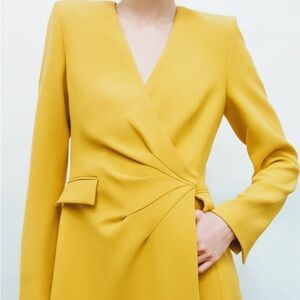 Zara Blazer Draped Mini Dress-NWT